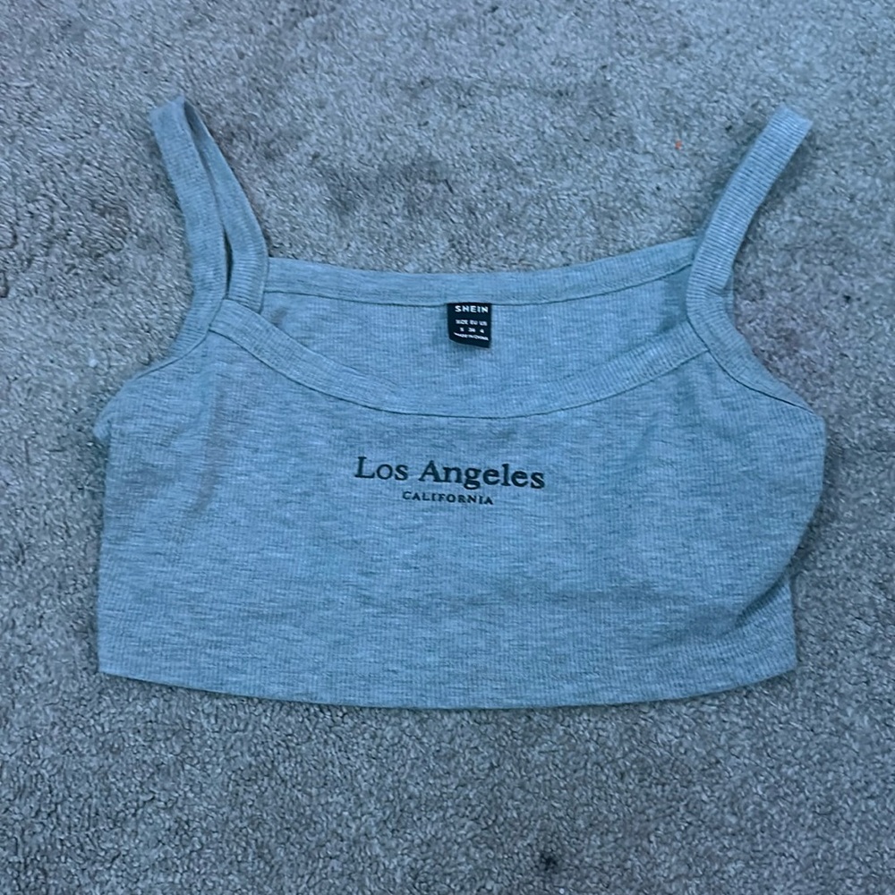 cropped tank top